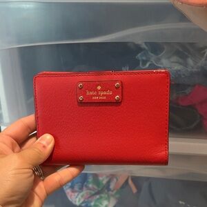 Kate Spade Vibrant Red Card Holder